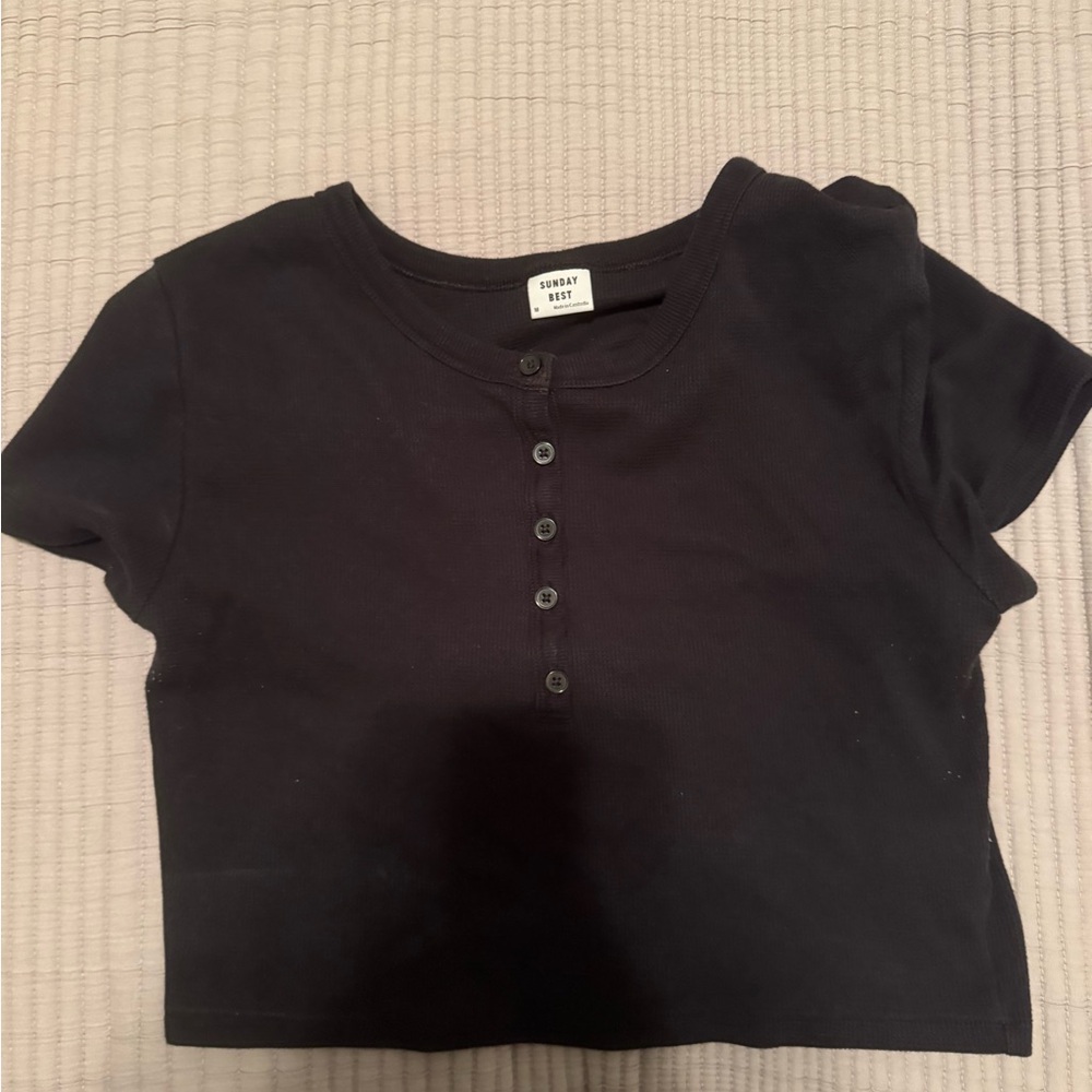 Sunday Best Black Short Sleeve Tee
